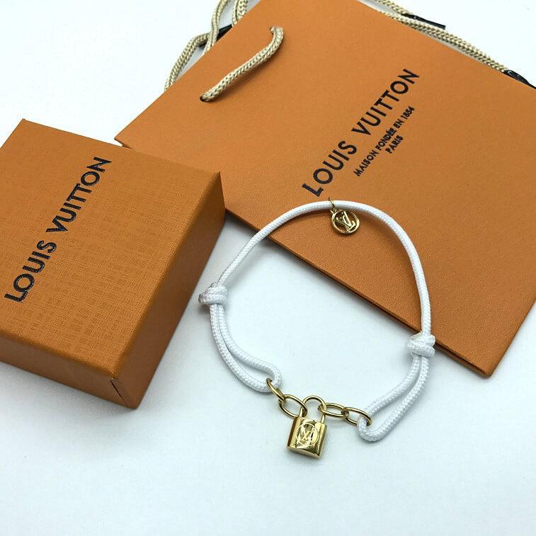 White LV Bracelet in Ajman Shop Dubai