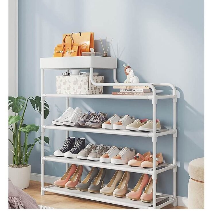White Shoe Rack - AjmanShop