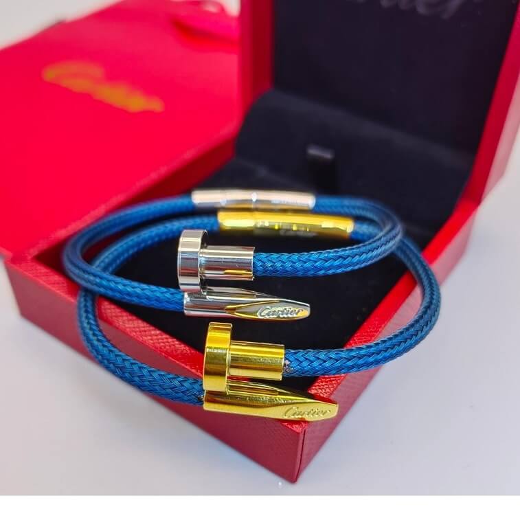 Cartier Nail Blue Bracelet Unisex- AjmanShop