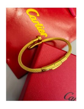 Cartier Nail Bracelet Golden with Stainless Steel in Ajman Shop 1