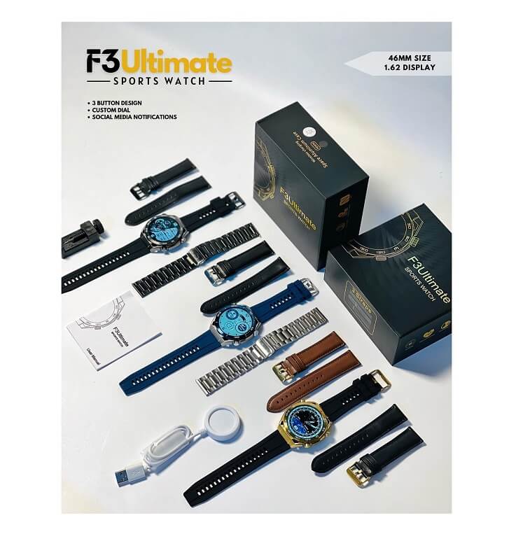 F3 ULTIMATE SMARTWATCH- Ajmanshop