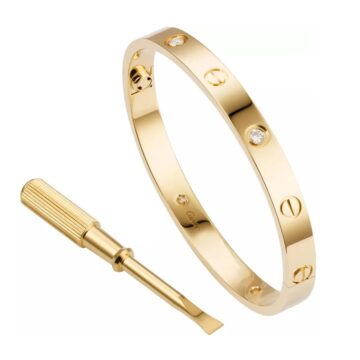 Cartier Love Bangle with Stone- AjmanShop