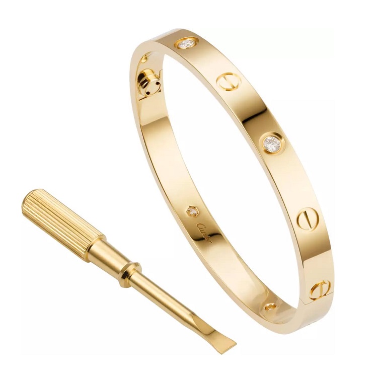 Cartier Love Bangle with Stone- AjmanShop