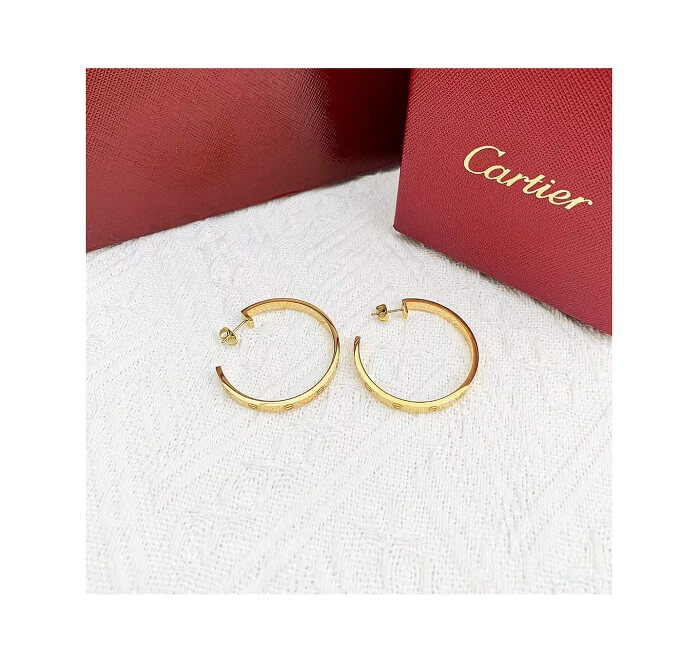 Cartier Love Earrings Golden Edition in AjmanShop 