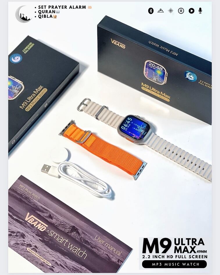 M9 Ultra Max Smartwatch- Ajmanshopp (1)