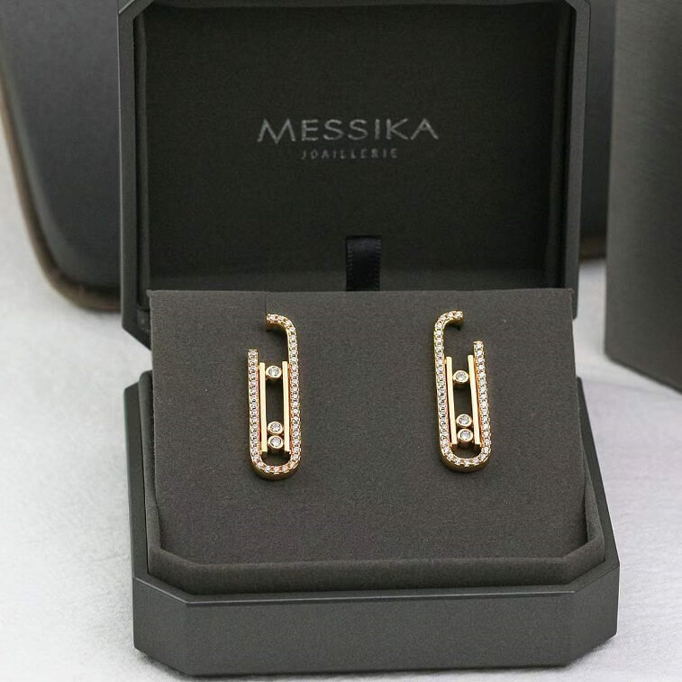 Messika Jewelry Set with Necklaces and Earings- AjmanShop