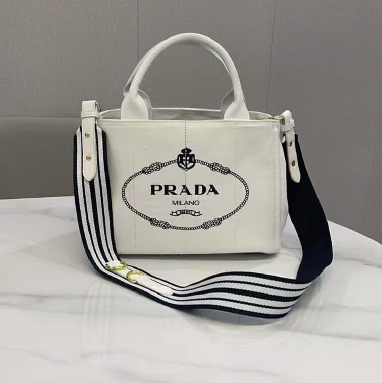 Prada Handbags White Color- AjmanShop