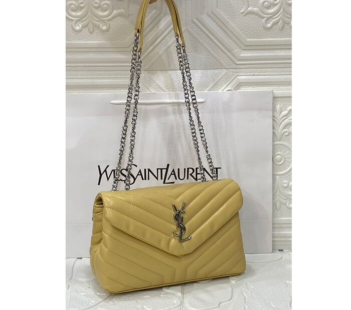 YSL Crossbody Bags with Box Yellow in AjmanShop 