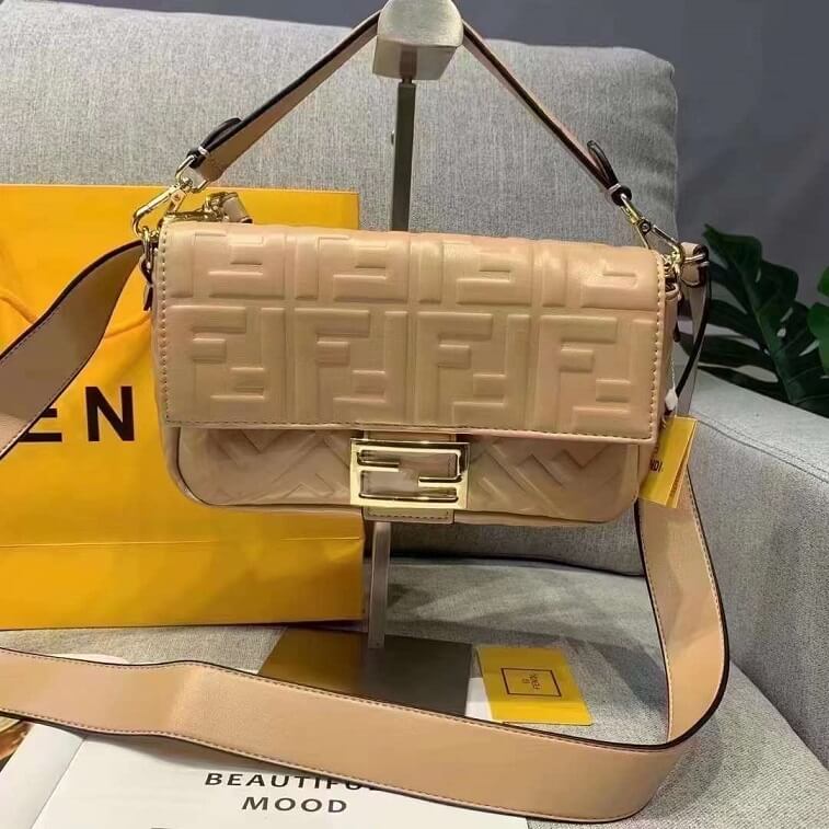 Beige Midi Bag by Fendi with 2 Belt- AjmanShop