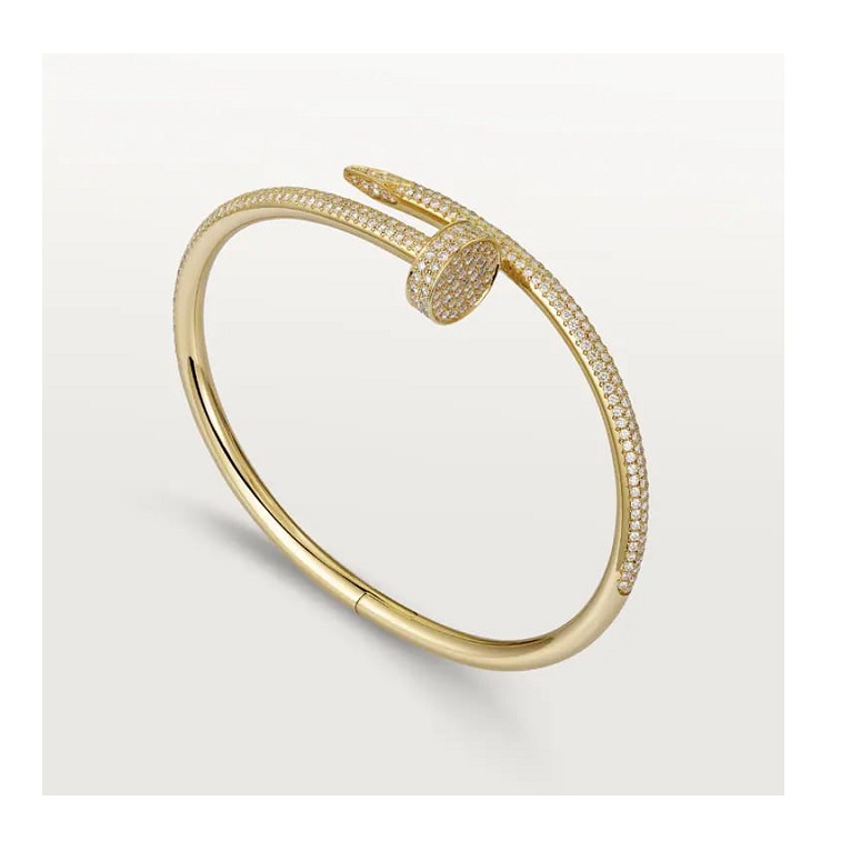 Cartier Nail Bangle with Full Stone Work- AjmanShop