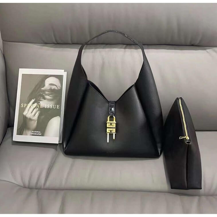 Givenchy Black Bag Medium Hobo Bag- AjmanShop