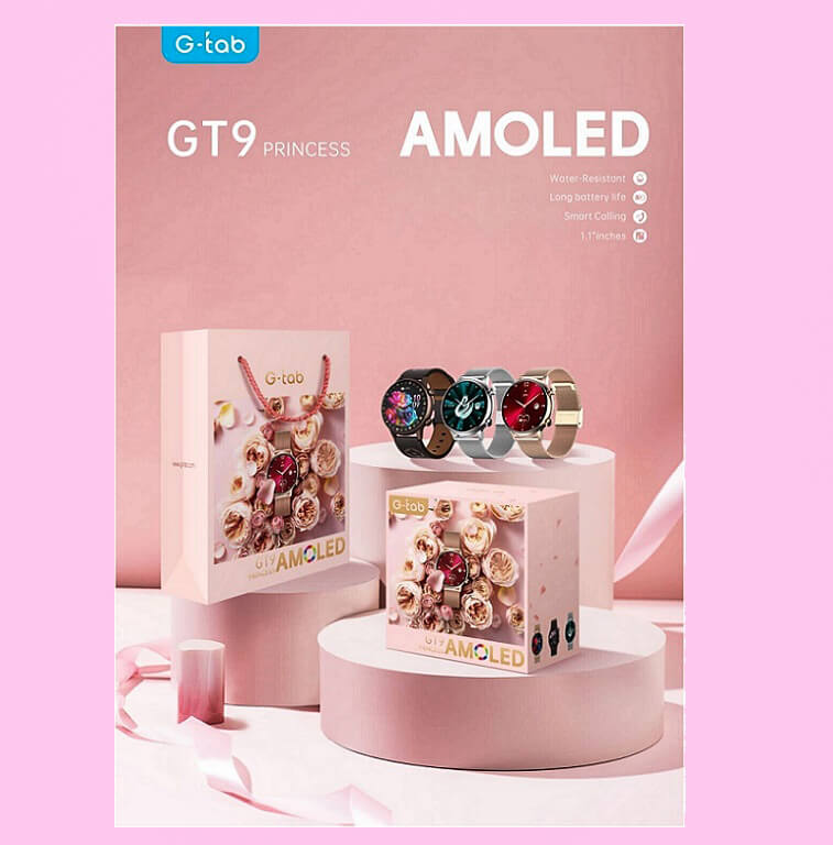 Gtab Gt9 ladies Smartwatch- AjmanShop