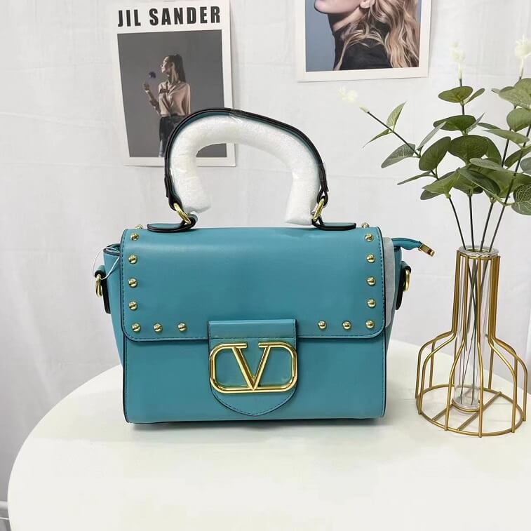 Sky Valentino Bag Metal Hardware Crossbody Bag- AjmanShop