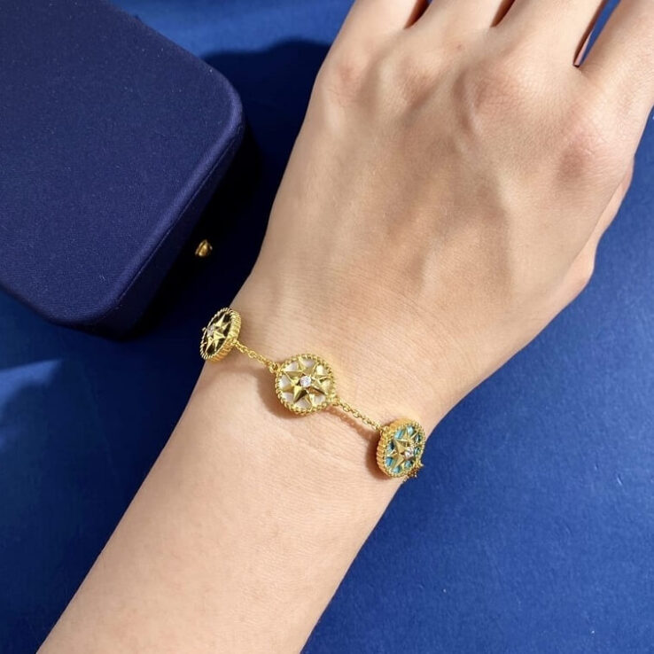 Dior Bracelet Gold And Silver- AjmanShop