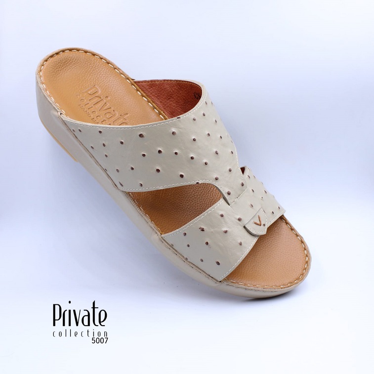 Mens Arabic Sandal with Dot Leather Design - AjmanShop