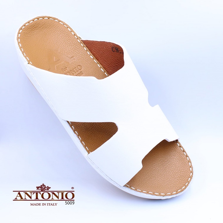 Mens Sandal with Plain Leather - AjmanShop