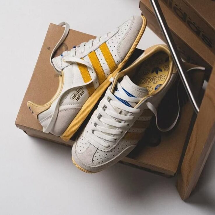 Adidas Japan Sneakers, Yellow-White - AjmanShop