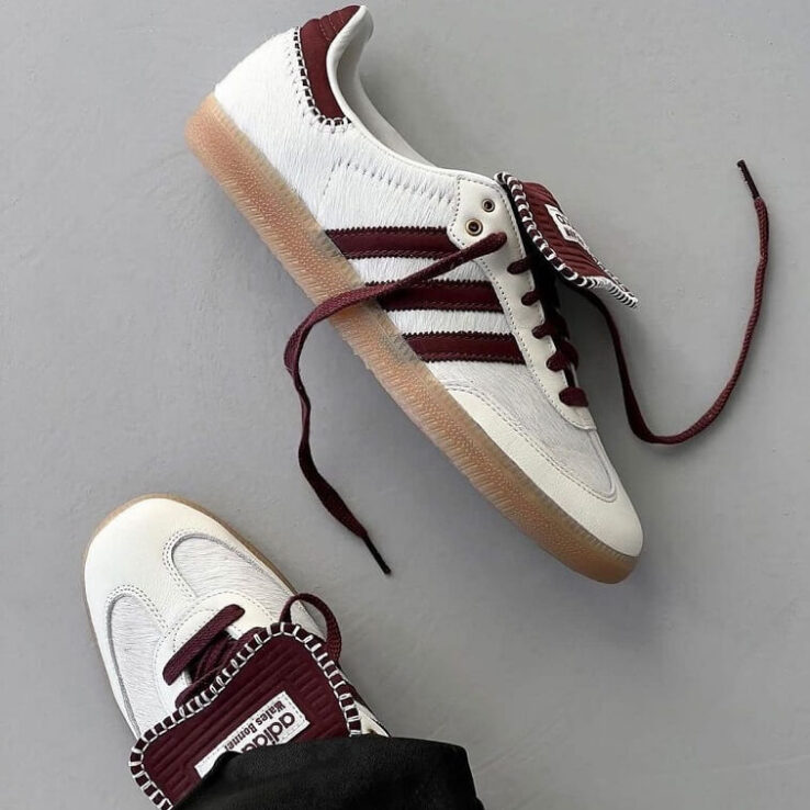 Adidas Samba X -Wales Bonner Pony Cream White Sneakers - AjmanShop