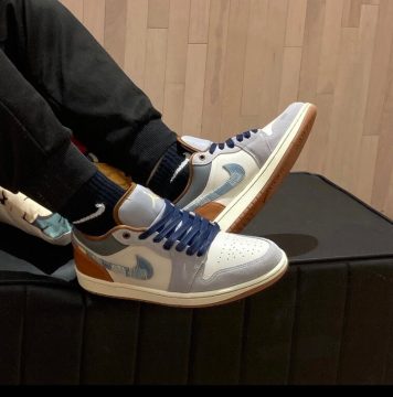 Air Jordan Repaired_Denim Sneakers Dubai - AjmanShop