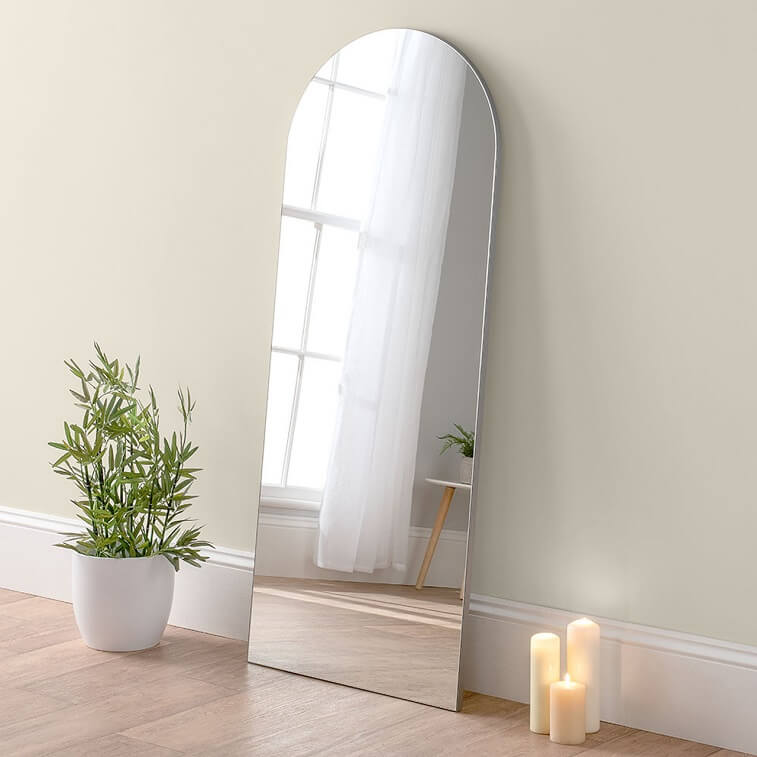 Arch Silver Wall Mirror - AjmanShop