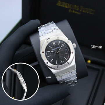 Audemars Piguet Slim Watch, Black - AjmanShop