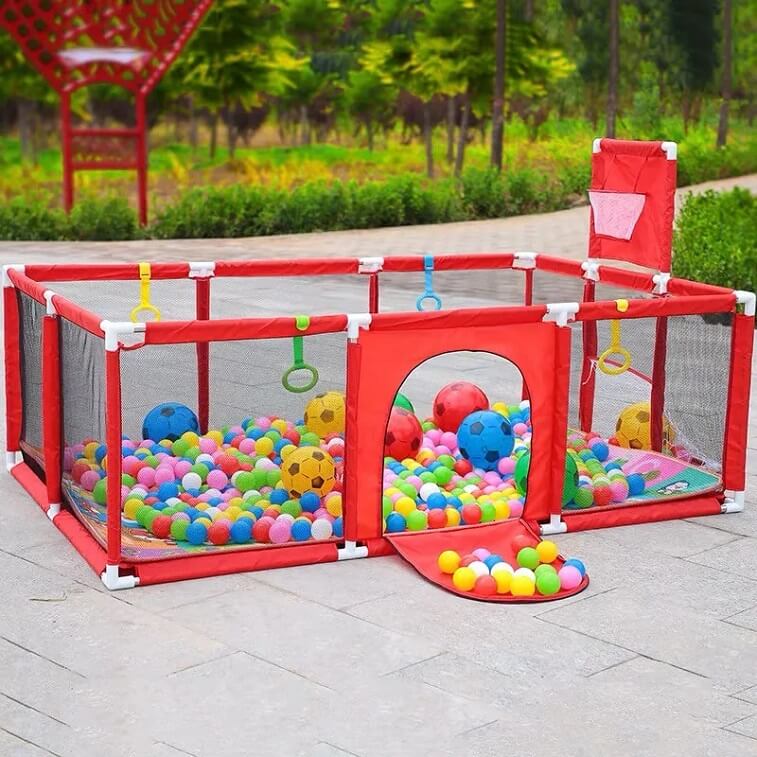 Baby Fence Foldable Safety Baby Playpen - Ajmanshop