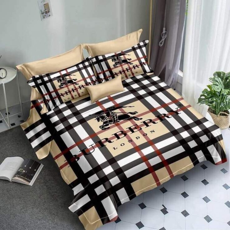 Burberry Bedsheet Set Cotton - AjmanShop