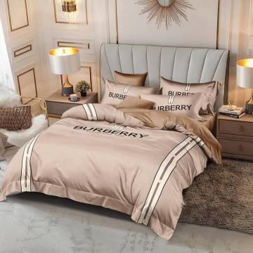 Burberry Brand Bedsheet Set 6pcs in Cotton Material- AjmanShop