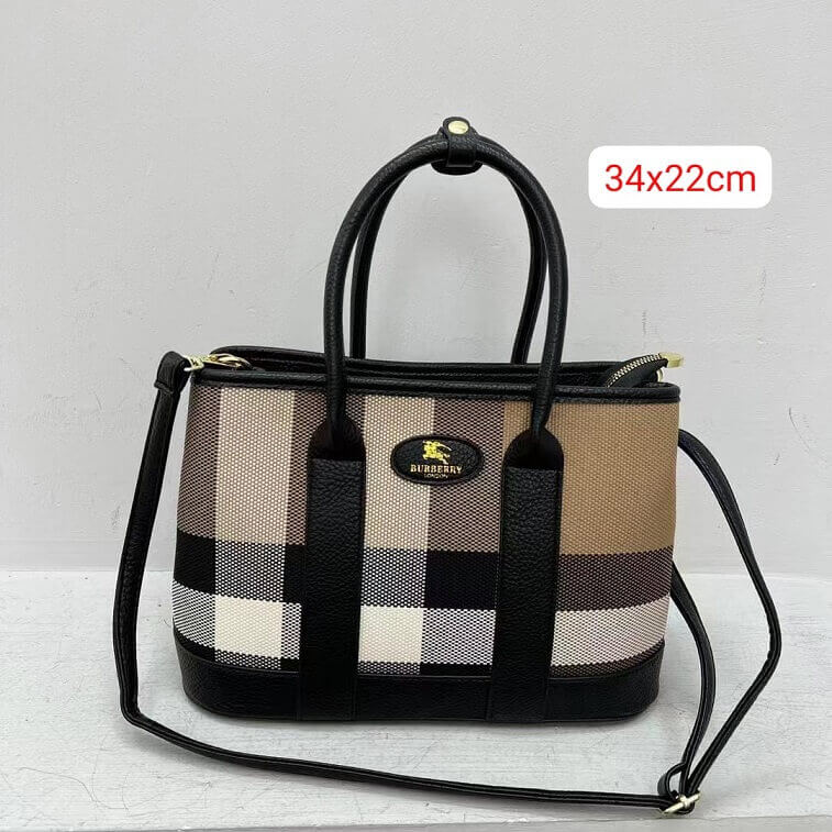 Burberry Hand Bag for Women with Logo Print in Ajman Shop