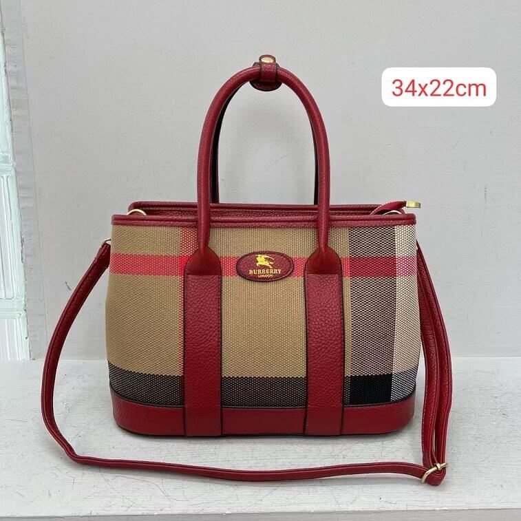 Burberry Hand Bag for Women with Logo Print in Ajman Shop 