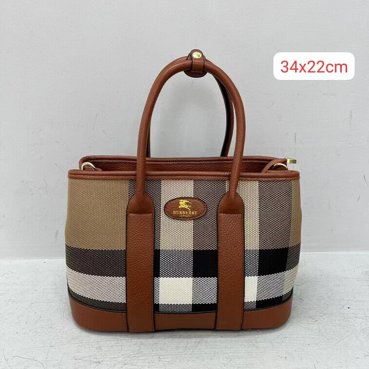 Burberry Hand Bag for Women with Logo Print in Ajman Shop