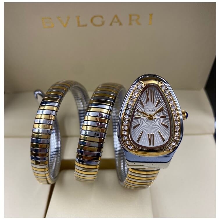 Bvlgari Watch Gold nd Silver For Women in Ajmanshop