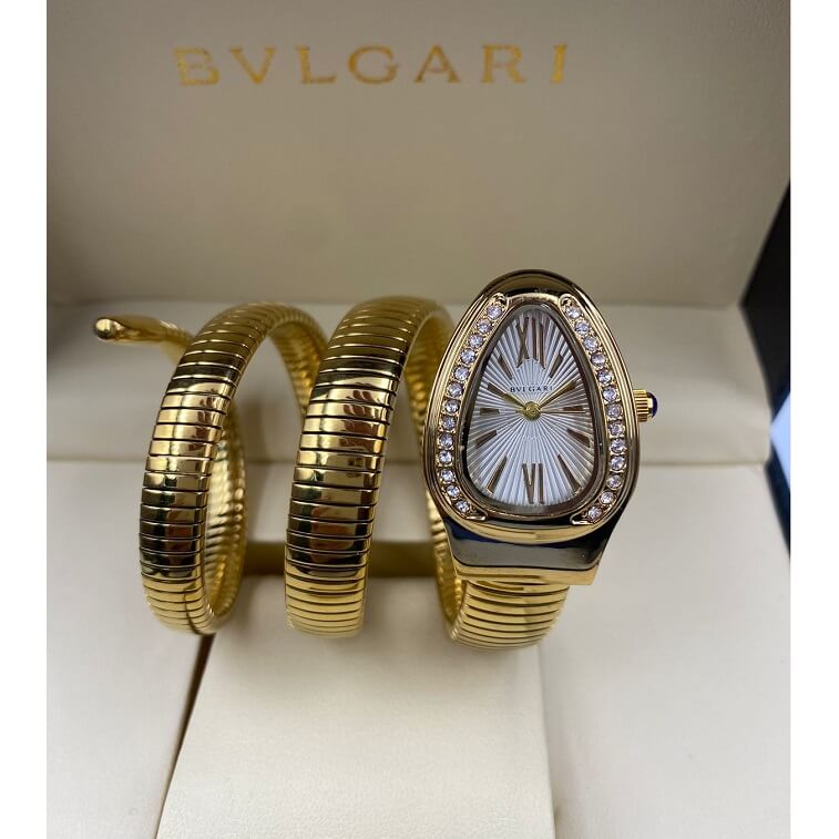 Bvlgari Watch Golden For Women - AjmanShop