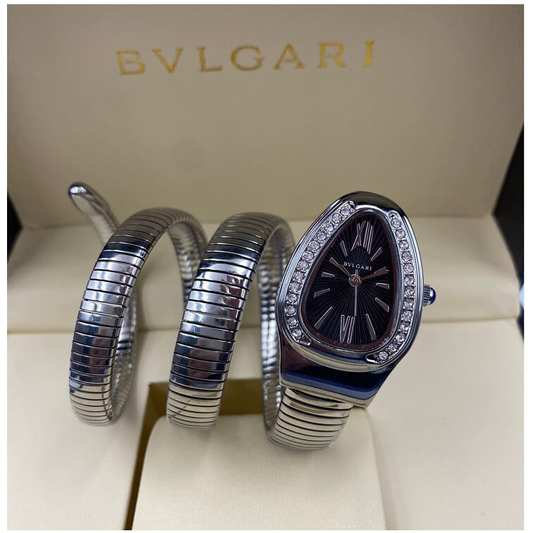 Bvlgari Watch Silver For Women - AjmanShop