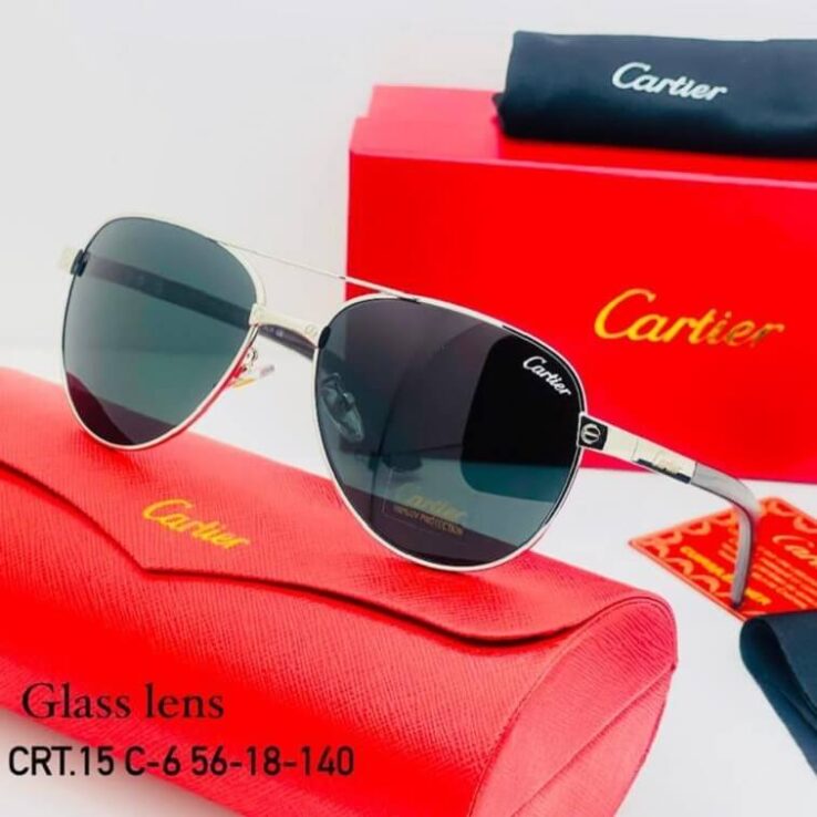 Cartier Mens Sunglass with Brand Box - AjmanShop