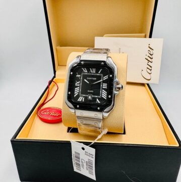 Cartier Watch for Men in Stainless Steel Belt- AjmanShop