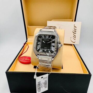 Cartier Watch for Men in Stainless Steel Belt- AjmanShop