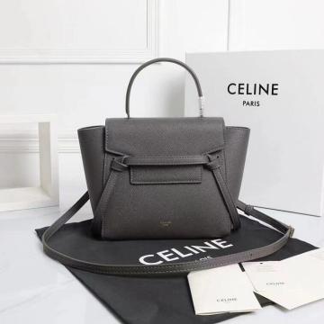 Celine Belt Bag Calfskin Dark Gray- AjmanShop