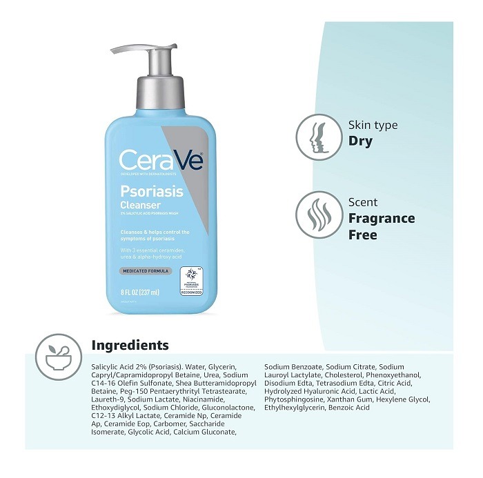 CeraVe Cleanser for Psoriasis Treatment 237ml in Ajmanshop 