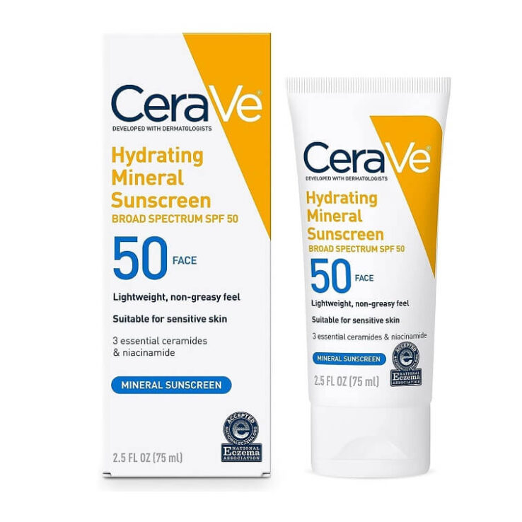 CeraVe Mineral Sunscreen SPF 50 - AjmanShop