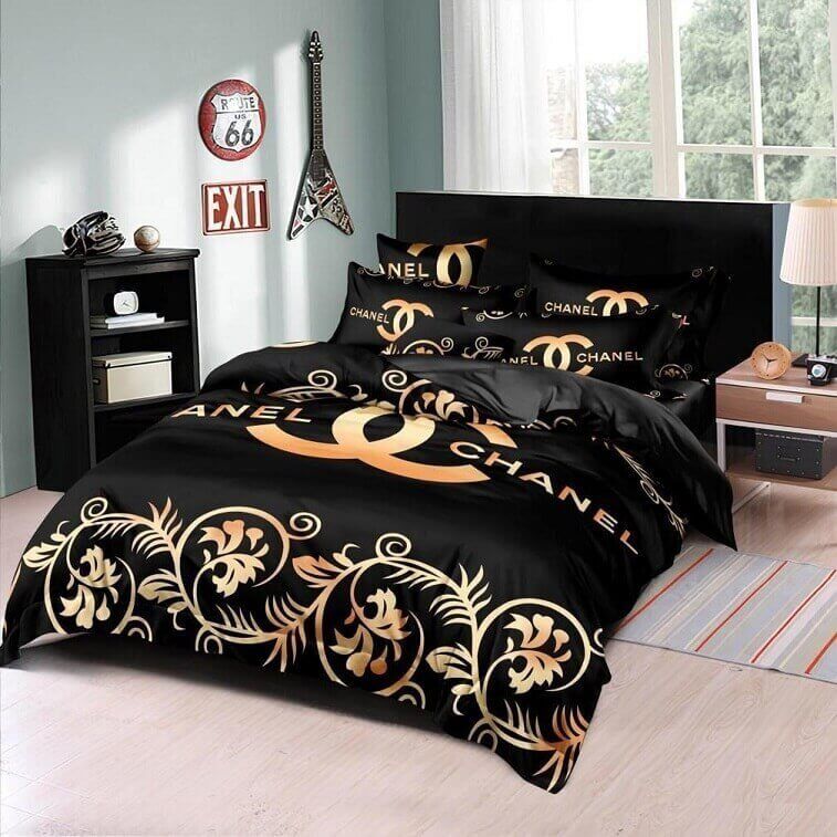 Chanel Bedsheet Set 6pcs in Cotton Material in Ajman Shop