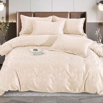 Chanel Bedsheet Set, Beige - AjmanShop
