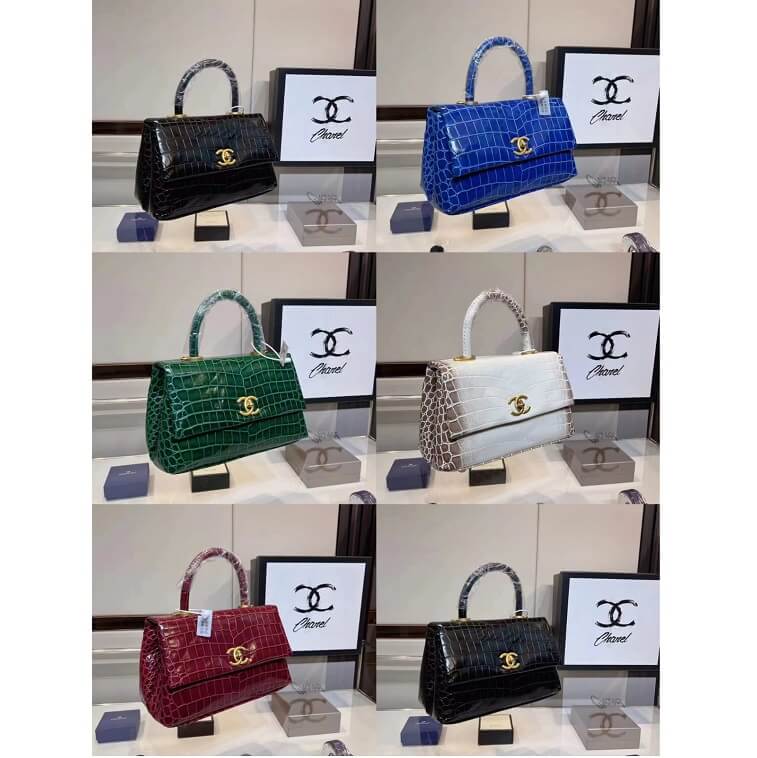 Chanel Coco Handbag Crocodile Crossbody Bags for Women in AjmanShop