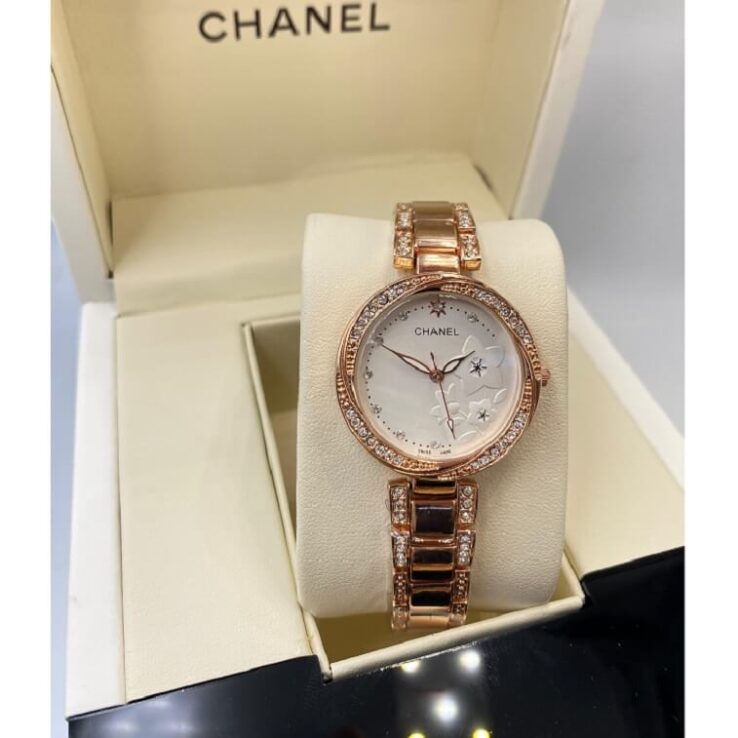 Chanel Ladies Watch with Stone Work - AjmanShop