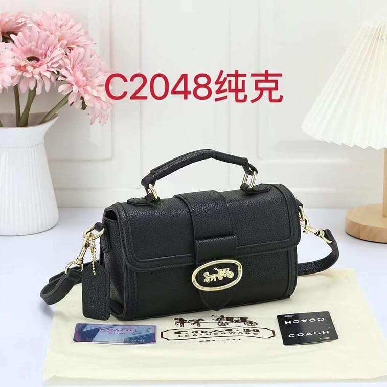 Coach Canvas Handbag with Small Georgie Top Handle in AjmanShop