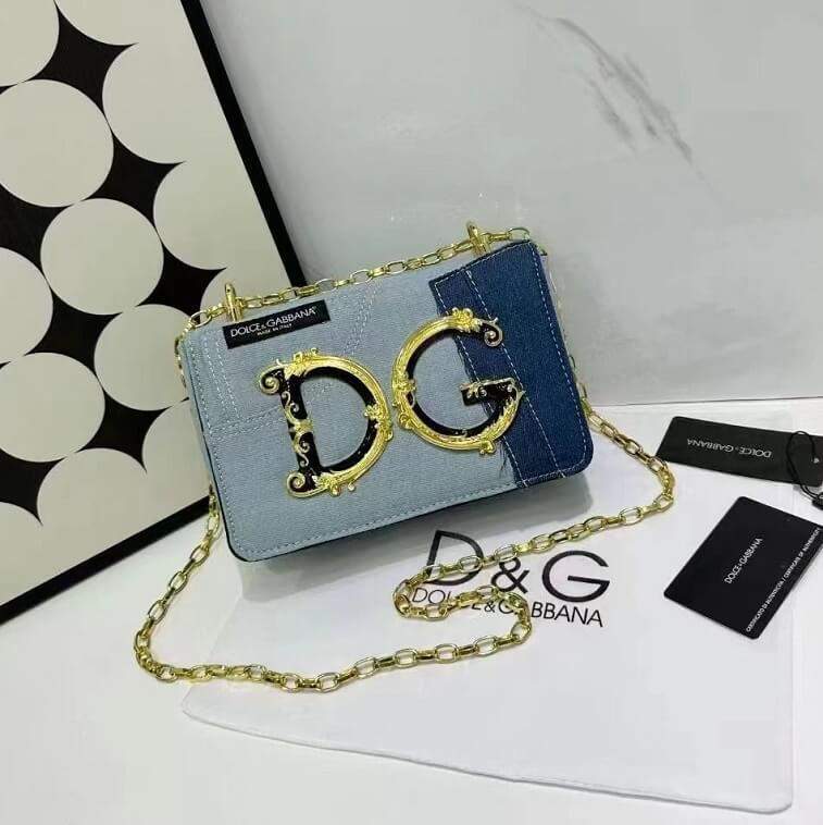 D&G Denim Bag for Women in Medium Size- AjmanShop