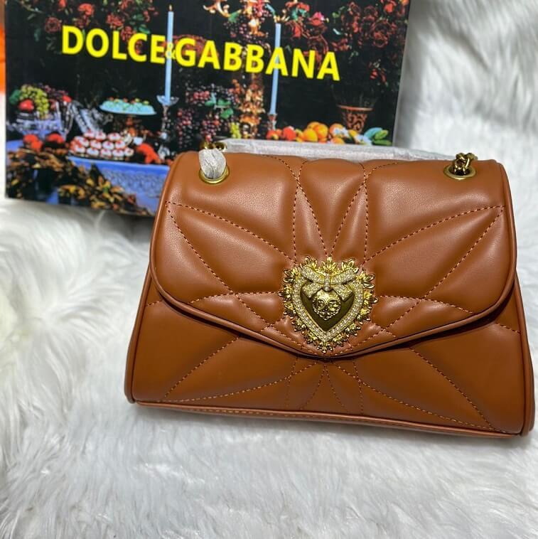 D&G Sling Bag in Gold Logo along with Long Belt- AjmanShop