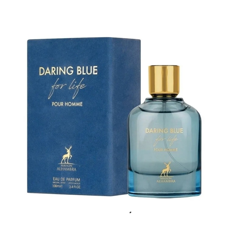 Daring Blue Perfume by Maison Alhambra For Men 100ml - AjmanShop