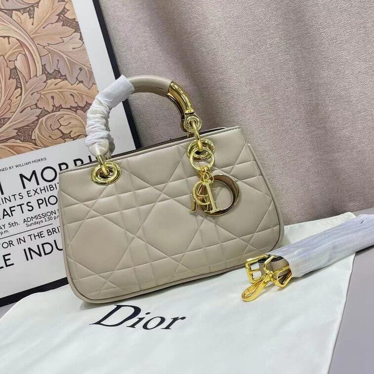 Dior Handbag for Women with Gold Metal Logo in AjmanShop