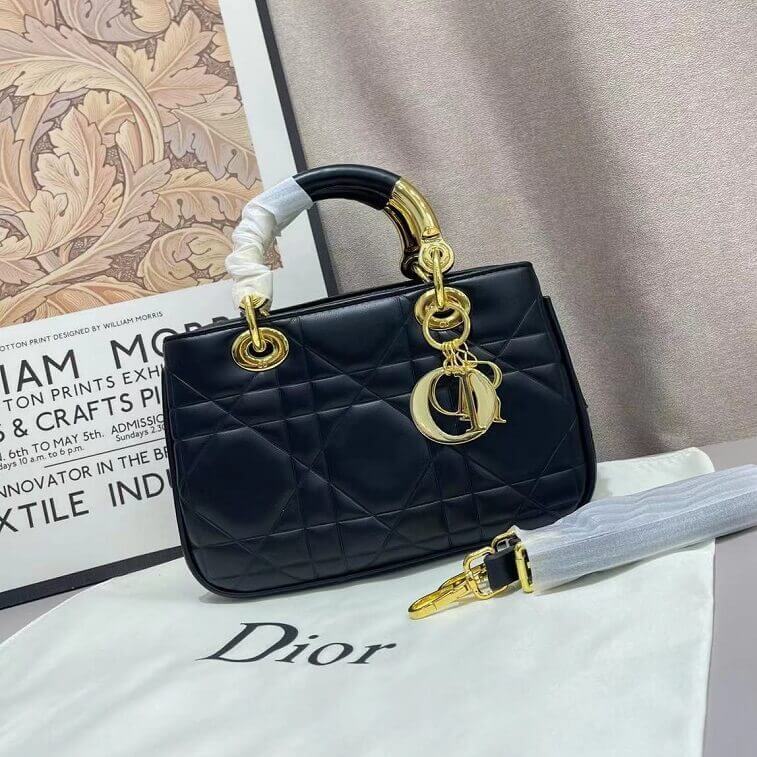 Dior Handbag for Women with Gold Metal Logo in AjmanShop